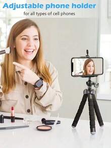 1pc Durable Waterproof Smartphone Stand - Stable Grip Holder For Android Phones, Suitable For Watching Videos, Taking Photos, Gaming And In-Car Installation, Modern Design, Sturdy Structure, Ideal For Remote Work - One Size Fits All - View 9