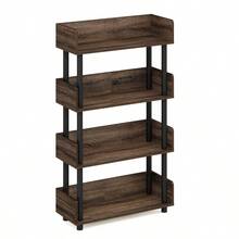Garage Integrated Storage Racks - خشب الجوز - مشاهدة 10