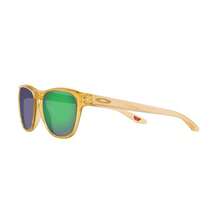 Oakley Man Sunglasses Transparent Light Curry Frame, Prizm Jade Lenses, 56MM - Yellow - View 3