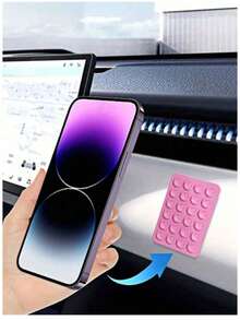 2pcs Dual-Sided Multifunctional Silicone Phone Holder With Suction Cup, Provides Strong Adhesion And Dual-Sided Grip, Anti-Slip Sticky, Creative Multifunctional Silicone Accessory Suitable For Various Phones, Offers Stable Support For Video And Selfie - Double-sided and Single-sided - View 10