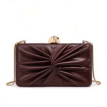 Women Clutches - Chocolate Brown - View 7