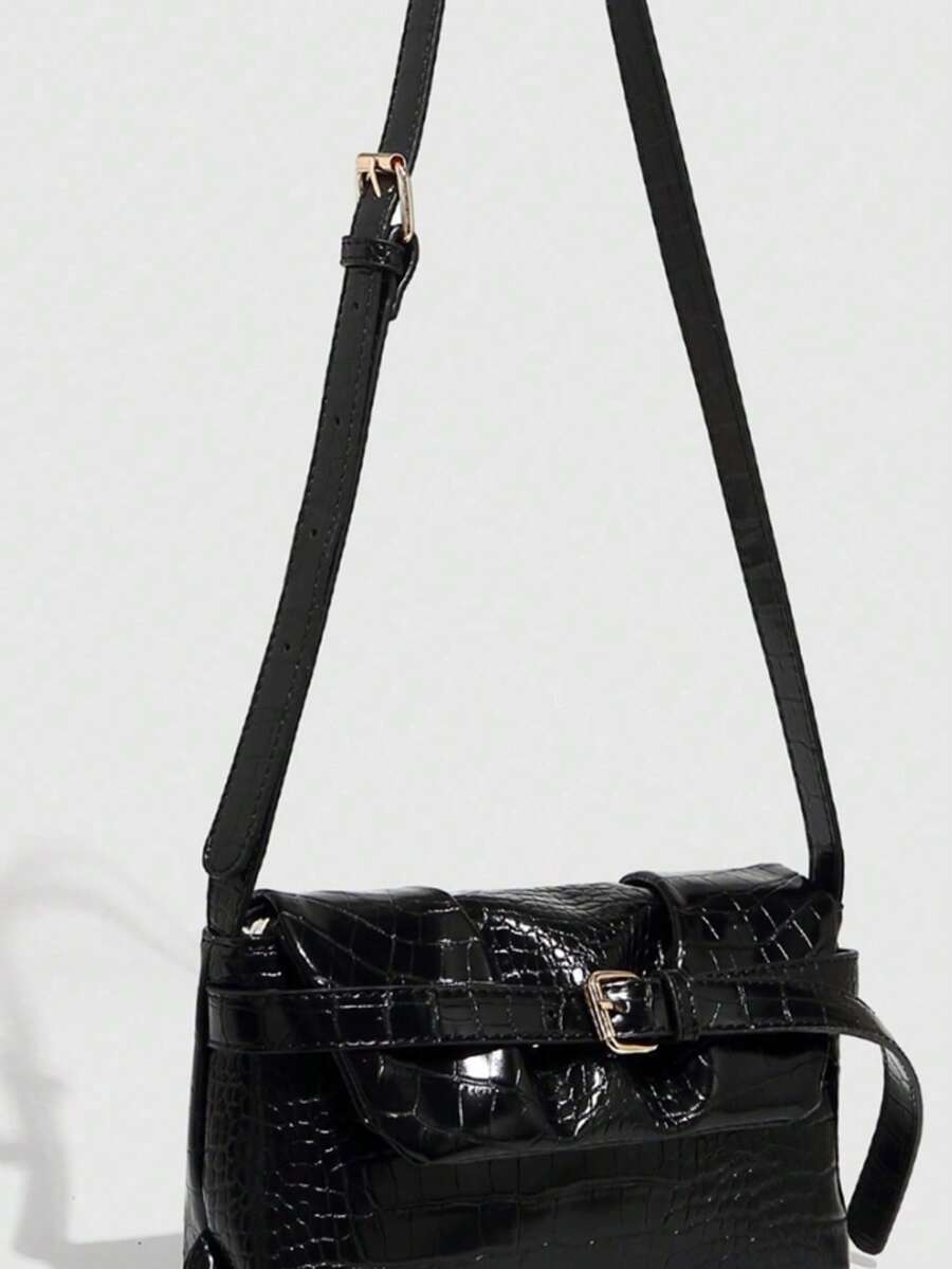 Women Shoulder Bags - Black - View 1