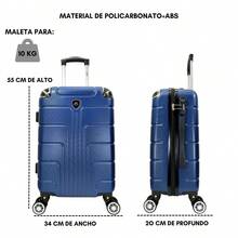 2-Piece Hard-Shell Suitcase Set, 20 And 18 Inches, Hand Luggage, 10KG And 8KG, Lightweight PC+ABS Material, 360° Detachable Wheels With Integrated Lock - Apricot - View 8