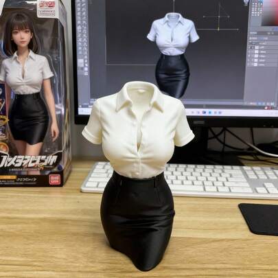 畅销专业裙摆造型雕塑，创意办公桌面装饰艺术品