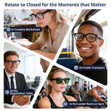 2/4/6个装 LED 灯旋转盖，适用于雷朋 Me/Ta 眼镜，可遮挡摄像头，保护隐私 - 查看 6