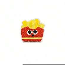 1件新款卡通美食刺绣贴片，奶茶和面包刺绣贴花，服装配饰，现货 - 西式早餐系列布貼 - 查看 4