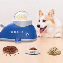 1 chiếc khay ăn tương tác cho thú cưng, khay ăn chậm hình cá voi, đồ chơi phân phát thức ăn dạng trò chơi xếp hình cho mèo và chó. - Nhiều màu - Xem 4