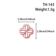 花朵系列聚合物粘土耳环制作切割器，精密刀模 - 免充电陶艺及工艺用品 - 适用于珠宝制作和手工艺者 - DIY爱好者的完美礼物 - 花卉系列 - 查看 36