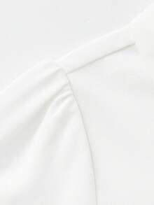 Balabala 女童薄纱连衣裙，蓬蓬网纱层叠梦幻公主风飘逸派对礼服，适合大龄少女，2026年夏季款 - 米白 - 查看 6