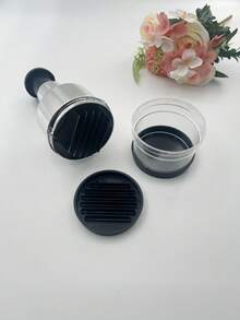 1pc Stainless Steel Garlic Press, Reusable, Suitable For Pressing Garlic, Vegetables, Onions, Nuts - Easy To Use, Mini Grinder, Kitchen Tool, Vegetable Slicer, Stainless Steel Structure, Suitable For Kitchen, Cooking, Outdoor, Party And Holiday, Kitchen Supplies, Easy To Clean Household Essentials, Suitable Gift For Women And Men - Nhiều màu - Xem 2