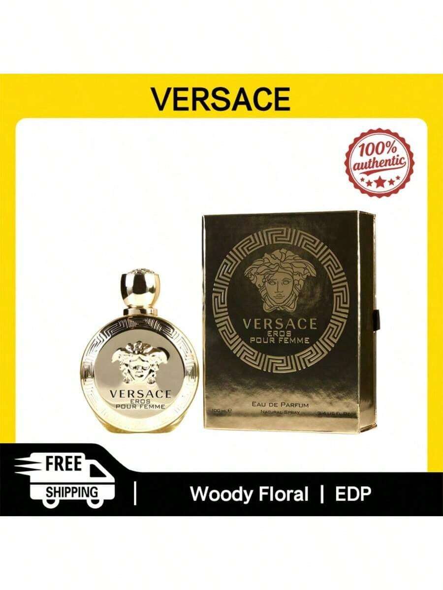 Versace Eros Pour Femme Women Eau De Parfum Spray 100ml Woody Floral Notes Authentic Original Long-Lasting Fragrance Women's Perfume - 電子資料處理 - 查看 1