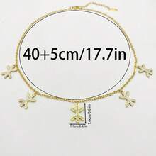 1 pieza Tobillera de acero inoxidable chapada en oro de 18K con diamantes de imitación con forma de estrella de mar, ajustable, resistente a la decoloración, accesorio de estilo minimalista y de moda para vacaciones - estrella de mar - Ver 5
