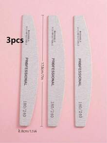 Bộ 3/5/10/20/50 dũa móng tay, độ nhám 100/180, 180/240, giấy nhám hai mặt họa tiết vằn ngựa, có thể giặt được, thích hợp để loại bỏ móng acrylic và nối móng, bộ dụng cụ chăm sóc móng, sử dụng tại salon và nhà. - Nhiều màu - Xem 10