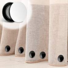 Nam châm giữ rèm tắm, ngăn rèm bị gió thổi bay, thích hợp dùng cho rèm cửa, cờ, khăn trải bàn. - trắng - Xem 8