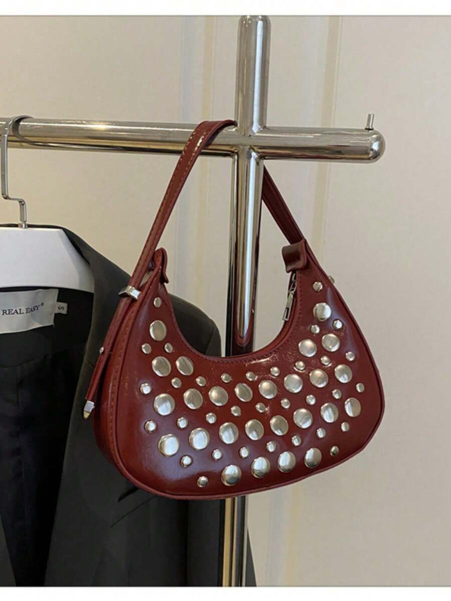 Women Shoulder Bags - 紅色 - 查看 1
