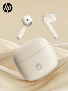 HP 新款 5.4 无线耳机，真无线入耳式耳机，30 小时超长续航，兼容苹果、安卓等设备，附赠创意 DIY 贴纸，精美礼品，万圣节和圣诞节的理想之选，USB 转 Type-C 接口 - 查看 3