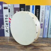 4/6/7/8/9/10 Inch Hand Drum, Wooden Drum, With Drumstick Set, Music Game Toy Percussion Instrument - Multicolor - View 14