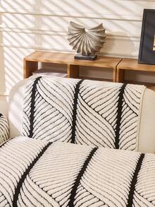 1 chiếc đệm sofa nhung gợn sóng dệt jacquard chống bám bẩn, chống trượt, chống mài mòn, thân thiện với thú cưng và chống bám bẩn, phù hợp cho phòng khách và phòng ngủ quanh năm, có thể giặt máy. - gợn sóng - Xem 8