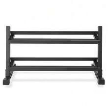 This Heavy-Duty Dumbbell Rack Provides , Stable Storage For Dumbbells, Organizing Your Workout Space Efficiently. Built With Strong Material For Long-Term Use, It Saves Space And Keeps Your Home Or Gym Tidy. - 2 Tier Dumbbell Rack - View 2
