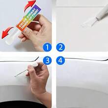 Bút sửa chữa vết xước sơn xe màu trắng, đen, xám, bạc, đỏ, vàng, xanh dương, bút dặm màu chuyên dụng. - nhiều màu - Xem 4