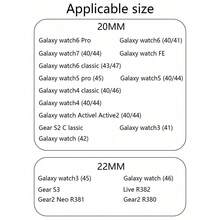 20 毫米硅胶运动表带，防水防汗，兼容三星 Galaxy Watch 7 FE 6 5 4（40 毫米/44 毫米）、Watch 5 Pro（45 毫米/44 毫米）、Watch 6（43 毫米）、Watch 4 Classic（46 毫米），黑色 - 黑色 - 查看 11