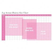 Medias de rejilla con liguero para mujer de - Blanco - Ver 6