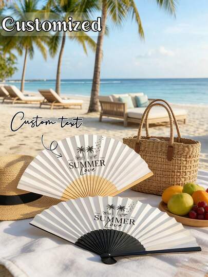 Customized Name LOGO Fan,Classic DIY Fan,Ornamental High-Quality Custom,Personalized,Stylish, Exquisite Custom, Personalized, Unique Ideal Gifts For Her Her, Boyfriend, Girlfriend, Dad, Family, Mom, Friends, Pets, Son, School Students, Daughter, Workers For Anniversaries, For Valentine's Day, For Mother's Day, For Birthdays, For Children's Day, For Graduation, For Weddings, For Father's Day, For Housewarming School, Home, Office Mother's Day Graduation