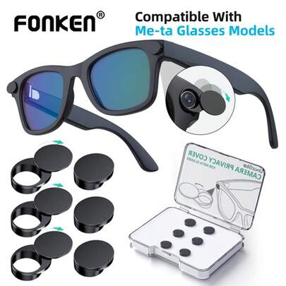 Bộ 2/4/6 đèn LED xoay che camera cho kính Ray-Ba Me/Ta.