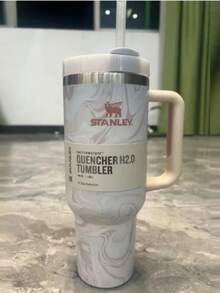 Sản phẩm có sẵn: Cốc giữ nhiệt bằng thép không gỉ S-TANLEY 40oz có ống hút, dung tích lớn, kiểu dáng thời trang, thích hợp cho ô tô. - Nhiều màu, 40oz - Xem 19