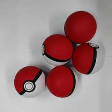 1pc Poké Ball, Handmade Transformable Miniature Ball, Slight Defects, Poké Ball Model, Anime Figure, Pocket Monster Pet, Cute Doll, Birthday Gift - Multicolor - View 10