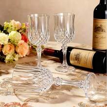 5盎司香槟杯，不易碎高脚杯，可重复使用 - 时尚现代，适合居家、婚礼、烘焙、情人节、儿童派对、周年纪念日、父亲节、母亲节、复活节、假日野餐、新年派对等场合 - 查看 8