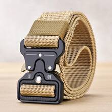 3pcs Outdoor Tactical Belt Set, Multi-Functional Nylon Quick Release Buckle, Hiking Camping Accessories, Sports Accessories, Men's Summer Gift, Suitable For Campus Casual, Business Occasions, Can Be Given To Boyfriend/Husband/Father, Daily Wear - Multicolor - View 15