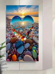 1 Digital Diamond Painting. Love And The Sea - round diamond - View 2
