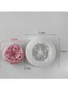 Khuôn silicon làm nến thơm hương hoa hồng, vật liệu thủ công tự làm. - hoa - Xem 2