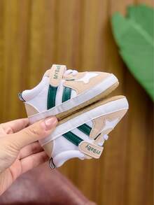 1 đôi giày thể thao thường ngày cho trẻ sơ sinh, 0-1 tuổi, giày mềm mại và thoải mái, phù hợp cho cả bé trai và bé gái, mùa xuân/thu. - màu xanh lá - Xem 5