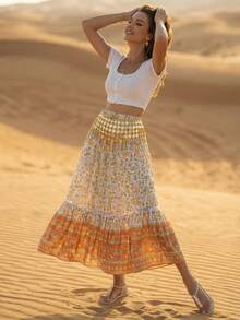 Cadena de cintura con monedas y flecos multicapa, versátil para banquetes, fiestas y bodas - Dorado - Ver 5