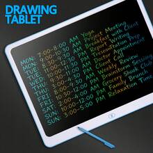 This 20-Inch LCD Drawing Tablet Can Also Be Used As A Handwriting Tablet, Blackboard, Message Board, And Planning Board. It Features Clear, Eye-Friendly Penmanship, A Keypad For Erasing Text, And Paper-Saving Functionality. It's A Great Helper For Office Work And Study, Suitable For Both Children And Adults. - 藍色 - 查看 1