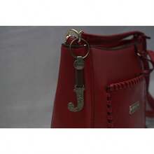 Metal Keychain With Engraved Initial And  Calendar - Handmade Gift Of Mexican Heritage - Letter J - View 6