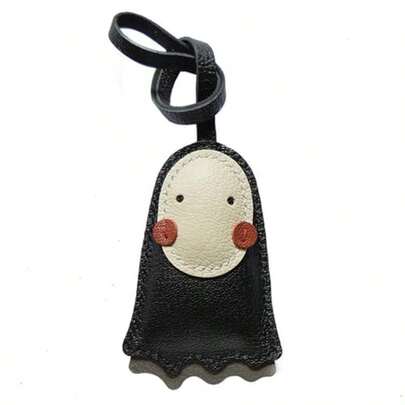 Accesorio colgante sin rostro, encantos negros para bolsos, accesorios de moda divertidos para bolsos, encantos para llaves