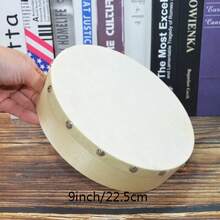 4/6/7/8/9/10 Inch Hand Drum, Wooden Drum, With Drumstick Set, Music Game Toy Percussion Instrument - Multicolor - View 17