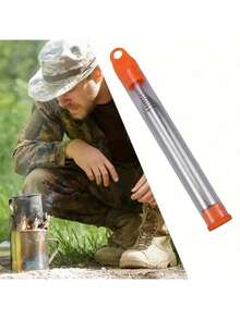 1pc Pocket-Sized Foldable Camping Stove Set, Ultra-Lightweight & Portable, Suitable For Backpacking, With Windshield & Lid, Compact Design, Emergency Heating, Suitable For Camping, Hiking, Survival And Emergency Kits, Suitable For Easter, Halloween, Thanksgiving, Christmas, New Year - No Ignition Function, Only For Cooking, No Charging, 2026 New Model, Can Be Used 365 Days A Year - Multicolor - View 6