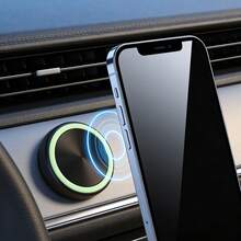 Giá đỡ điện thoại từ tính MagSafe, chuyên dụng cho ô tô, keo dính chắc chắn không làm hỏng bảng điều khiển, có thể tái sử dụng, giữ được điện thoại và chìa khóa, vừa vặn với bảng điều khiển/lưng ghế ô tô, xoay 360°, hợp kim nhôm bền chắc. - S81 - Xem 5