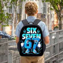 3pcs/Set Creative Pattern Student Backpack 15", Lightweight Outdoor Casual Backpack, Unisex, 3pcs Set Includes Backpack, Messenger Bag And Pencil Case - 16-inch Three-piece Set - View 6