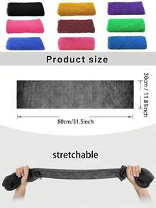 1PC African Net Sponge, Long African Exfoliating Bath Net, Ghana Sapos Scrub Cloth, Powerful Deep Cleansing Mesh Shower Scrubber, Effective Body & Back Exfoliator For Removing Dead Skin & Impurities, Reusable Design For Smooth Glowing Skin, Ideal Daily Skincare Bath Essential For All Skin Types - Multicolor - View 4