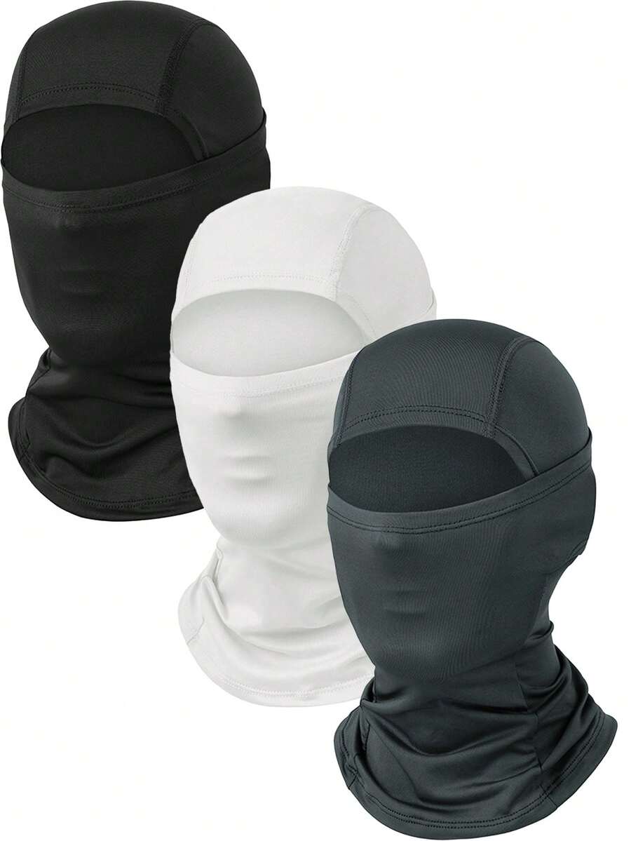1pc/2pcs Unisex Balaclava Face Mask, Suitable For Daily Use, Outdoor Travel, Hiking, Skiing, Motorcycle Riding,Summer,Beach,Holiday - A - View 1