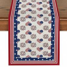 1/4/5/6/7pcs America250 Family Set, 250th Anniversary Of America Flag/Banner, America250 Decor, 1776-2026 Freedom 250 A250 Living Room/Dining Room/Kitchen Decoration Set, Linen-Like Material, Multiple Sizes Available, Fireplace Mantel Scarf, Placemats, Coasters, Home Decor - Multicolor - View 16