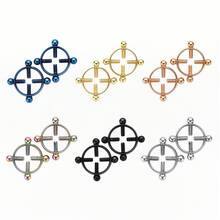 2 chiếc khuyên bảo vệ núm vú bằng thép không gỉ có thể điều chỉnh, dạng tròn, kẹp vít giả trang sức, chất lượng cao dành cho nữ. - vòng núm vú - Xem 4