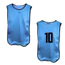 VENATUS Casacas Deportivas Juego de 12 para Entrenamiento con Diseño Funcional y Cómodo - Azul cielo - Ver 8