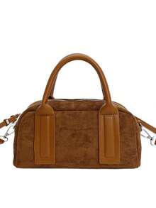 Women Top Handle Bags - Brown - View 9