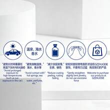 1件复古纹理14k镀金铜方形雕像项链，嘻哈风格，男士日常佩戴 - 金色 - 查看 9